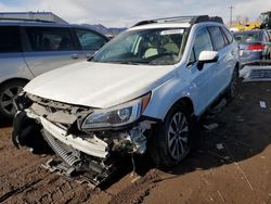 Salvage cars for sale from Copart Colorado Springs, CO: 2017 Subaru Outback 2.5I Limited