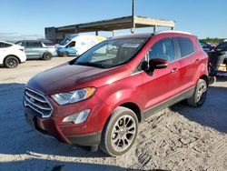 Vehiculos salvage en venta de Copart West Palm Beach, FL: 2020 Ford Ecosport Titanium