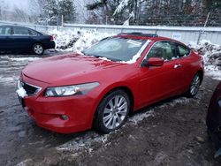 Salvage cars for sale from Copart Lyman, ME: 2010 Honda Accord EXL