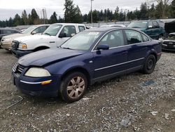 Volkswagen Passat salvage cars for sale: 2002 Volkswagen Passat GLX 4MOTION