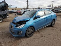 Mitsubishi salvage cars for sale: 2019 Mitsubishi Mirage G4 SE