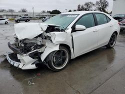 Toyota Corolla salvage cars for sale: 2017 Toyota Corolla L