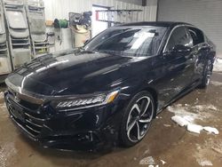 Vehiculos salvage en venta de Copart Elgin, IL: 2022 Honda Accord Sport