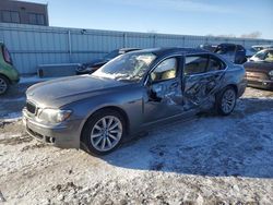 BMW 750 LI salvage cars for sale: 2008 BMW 750 LI