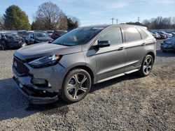 Salvage cars for sale at Mocksville, NC auction: 2022 Ford Edge ST