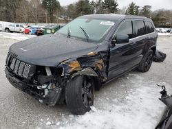 Salvage cars for sale at Mendon, MA auction: 2015 Jeep Grand Cherokee Laredo