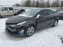 Salvage cars for sale from Copart Davison, MI: 2017 Chevrolet Cruze LT