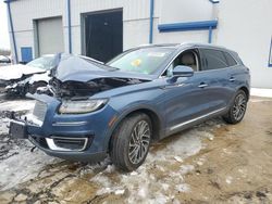 Lincoln Nautilus salvage cars for sale: 2019 Lincoln Nautilus Reserve