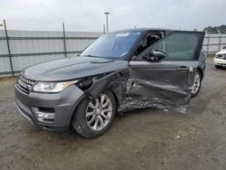 Salvage cars for sale at Lumberton, NC auction: 2017 Land Rover Range Rover Sport HSE