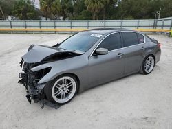 Salvage cars for sale at Fort Pierce, FL auction: 2011 Infiniti G37 Base