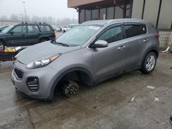 Salvage cars for sale from Copart Fort Wayne, IN: 2017 KIA Sportage LX