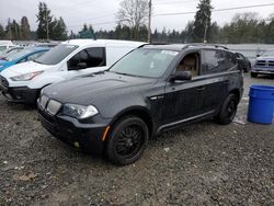 Salvage cars for sale from Copart Graham, WA: 2007 BMW X3 3.0SI