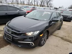 Honda Civic EX Vehiculos salvage en venta: 2020 Honda Civic EX