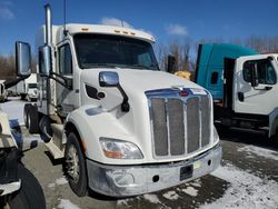 Salvage trucks for sale at Cahokia Heights, IL auction: 2017 Peterbilt 579