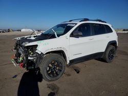 Jeep salvage cars for sale: 2021 Jeep Cherokee Trailhawk