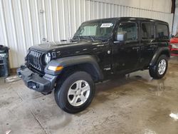 Salvage cars for sale from Copart Franklin, WI: 2021 Jeep Wrangler Unlimited Sport