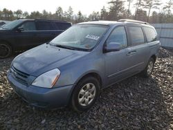 Salvage cars for sale at Windham, ME auction: 2010 KIA Sedona LX