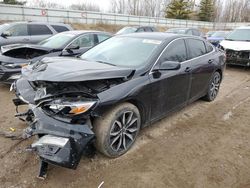 Salvage cars for sale from Copart Davison, MI: 2023 Chevrolet Malibu RS