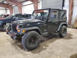 Salvage cars for sale at Lansing, MI auction: 1999 Jeep Wrangler / TJ SE