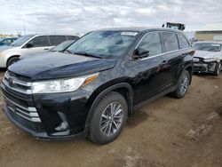 Salvage cars for sale at Brighton, CO auction: 2019 Toyota Highlander SE