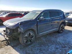 Salvage cars for sale at Kansas City, KS auction: 2020 Hyundai Santa FE SEL