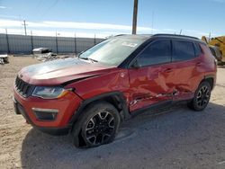 Salvage cars for sale from Copart Andrews, TX: 2018 Jeep Compass Trailhawk