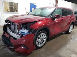 Salvage cars for sale at Ham Lake, MN auction: 2022 Toyota Highlander Limited