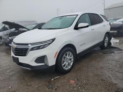 Salvage cars for sale from Copart Chicago Heights, IL: 2022 Chevrolet Equinox LT