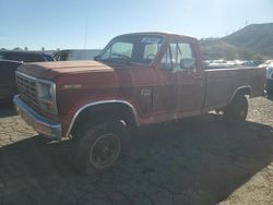 Salvage cars for sale at Colton, CA auction: 1984 Ford F250