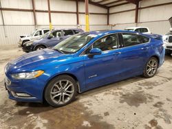 Salvage cars for sale at Pennsburg, PA auction: 2017 Ford Fusion SE Hybrid