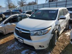 Toyota Highlander Limited salvage cars for sale: 2016 Toyota Highlander Limited