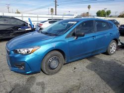 Salvage cars for sale at Colton, CA auction: 2018 Subaru Impreza