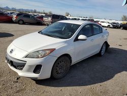 Salvage cars for sale from Copart Tucson, AZ: 2013 Mazda 3 I