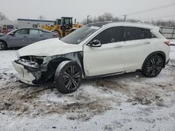 Salvage cars for sale from Copart Hillsborough, NJ: 2021 Infiniti QX50 Luxe