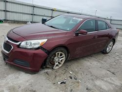 Chevrolet Malibu 1LT salvage cars for sale: 2015 Chevrolet Malibu 1LT