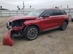 Salvage cars for sale from Copart Mercedes, TX: 2022 Lincoln Corsair Reserve