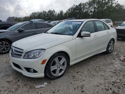 Vehiculos salvage en venta de Copart Houston, TX: 2010 Mercedes-Benz C300