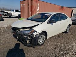 Salvage cars for sale at Hueytown, AL auction: 2017 Toyota Corolla L