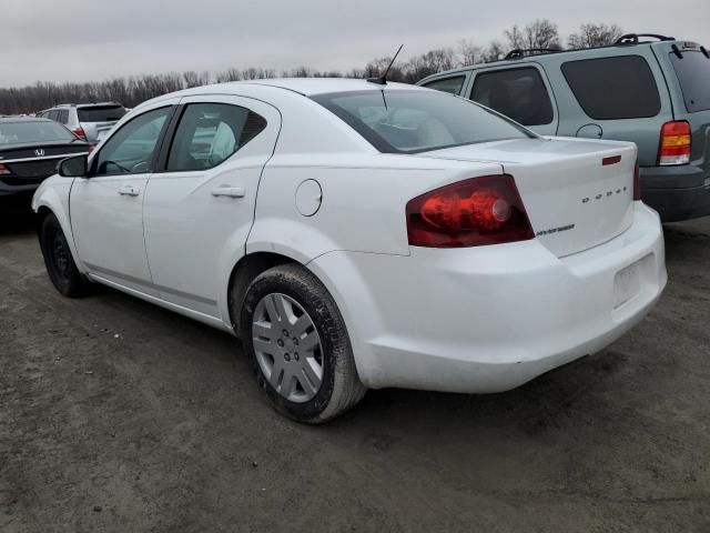 2012 Dodge Avenger SE