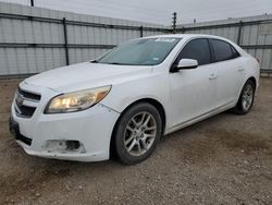 Salvage cars for sale from Copart Mercedes, TX: 2013 Chevrolet Malibu 1LT