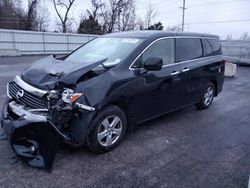 Salvage cars for sale at Bridgeton, MO auction: 2015 Nissan Quest S