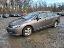 Honda salvage cars for sale: 2013 Honda Civic LX