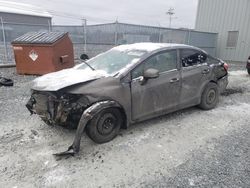 Salvage cars for sale at Elmsdale, NS auction: 2012 Honda Civic LX