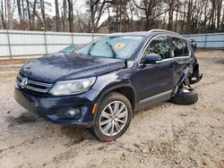 Salvage cars for sale at Austell, GA auction: 2016 Volkswagen Tiguan S