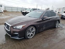 Salvage cars for sale at Nampa, ID auction: 2018 Infiniti Q50 Luxe