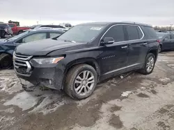 Salvage cars for sale from Copart Indianapolis, IN: 2018 Chevrolet Traverse High Country