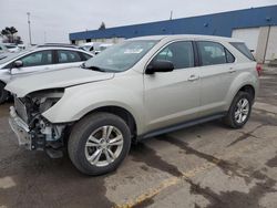 Chevrolet Equinox LS salvage cars for sale: 2015 Chevrolet Equinox LS