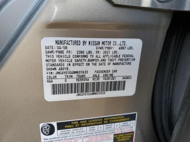 2008 Infiniti M35 Base