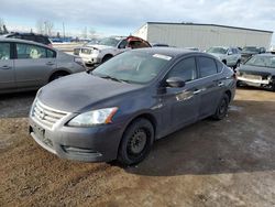 Salvage cars for sale at Rocky View County, AB auction: 2014 Nissan Sentra S