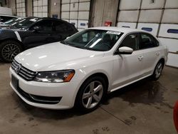 Volkswagen Vehiculos salvage en venta: 2013 Volkswagen Passat SE